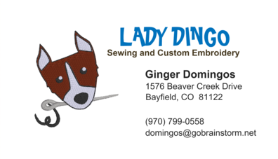 Lady Dingo Embroidery